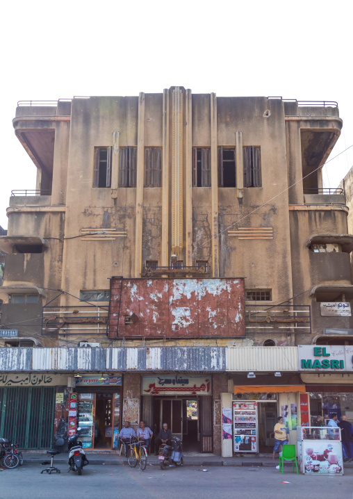 Old abandoned cinema, North Governorate, Tripoli, Lebanon