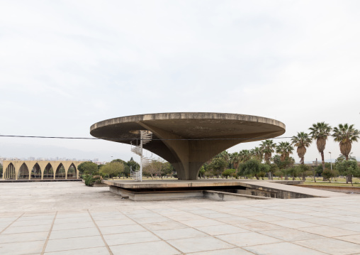 Helipad in the the Rachid Karami international exhibition center designed by brazilian architect Oscar Niemeyer, North Governorate, Tripoli, Lebanon