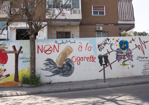 Campain against the cigarette, Nabatiyeh Governorate, Nabatiyeh, Lebanon