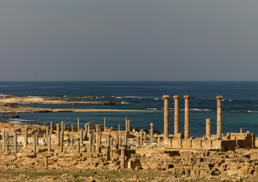 Theatre in ancient roman city, Tripolitania, Sabratha, Libya