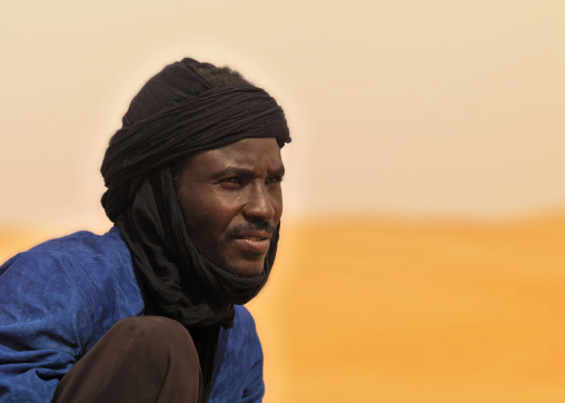 Portrait of a tuareg man, Fezzan, Umm al-Maa, Libya