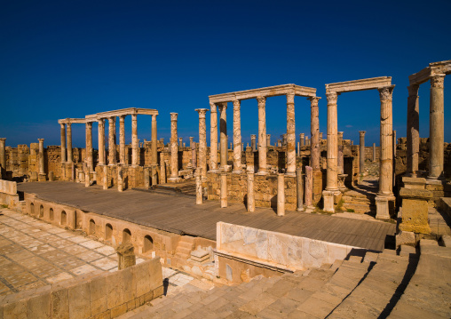 Roman theatre in leptis magna, Tripolitania, Khoms, Libya