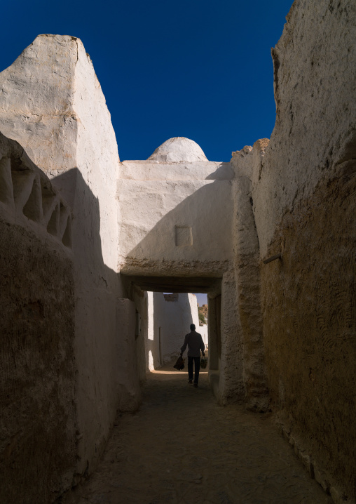 Narrow street in the old town, Tripolitania, Ghadames, Libya