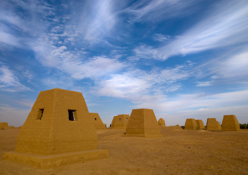 Garamantian burial tombs and pyramids, Fezzan, Germa, Libya