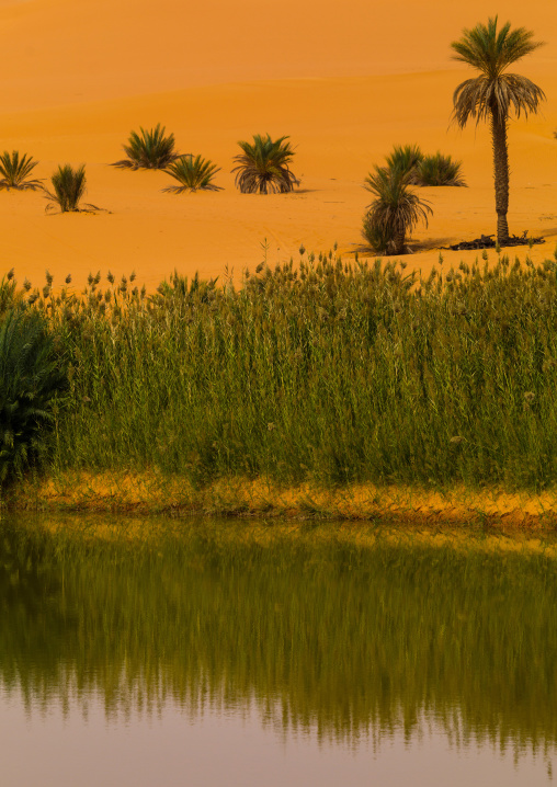 Ubari lakes, Fezzan, Umm al-Maa, Libya