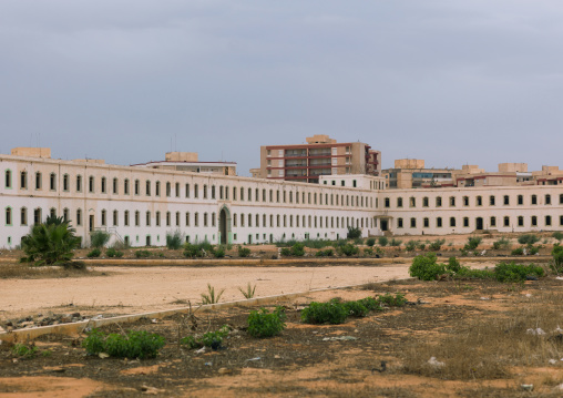 Italian colonial building, Cyrenaica, Benghazi, Libya