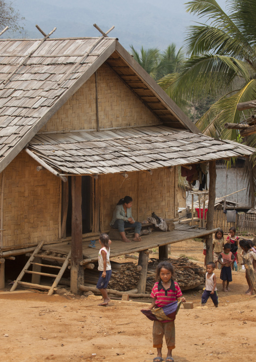 Khmu minority village, Xieng khouang, Laos