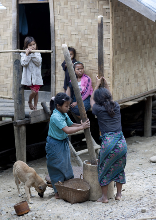 Khmu minority people, Xieng khouang, Laos