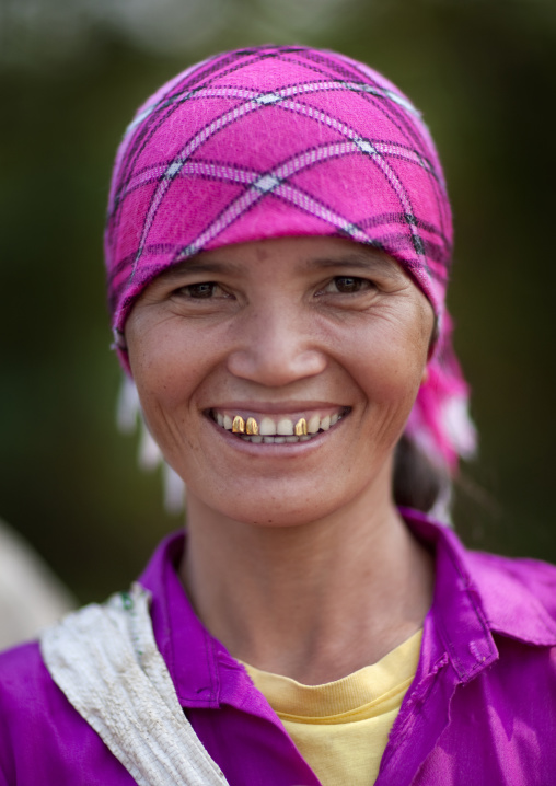 Akha minority woman, Muang sing, Laos