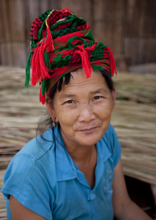 Hmong minority woman, Muang sing, Laos