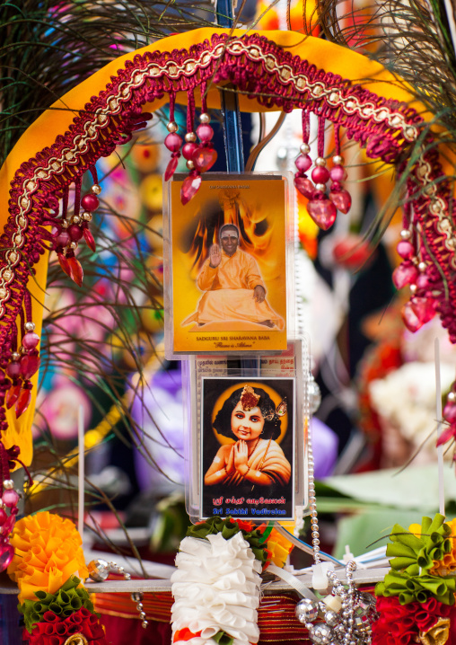 Hindu Kavadi Decoration In Annual Thaipusam Religious Festival In Batu Caves, Southeast Asia, Kuala Lumpur, Malaysia