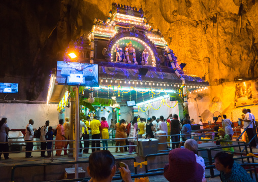 Hindu Devotee In Annual Thaipusam Religious Festival In Batu Caves, Southeast Asia, Kuala Lumpur, Malaysia