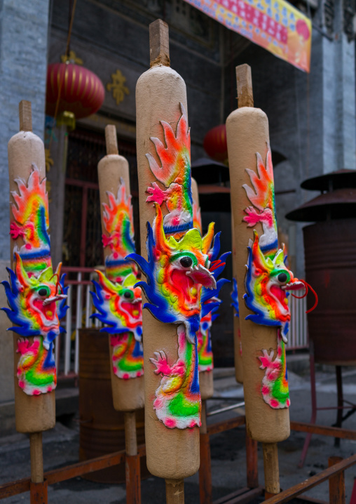 Giant Incense Sticks In A Temple, Penang Island, George Town, Malaysia