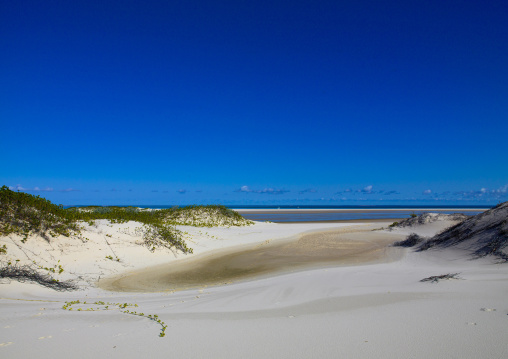 Sand Dune In Bazaruto National Park, Vilanculos, Inhambane Province, Mozambique