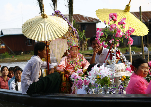 Novice Ceremony In Inle Lake, Myanmar