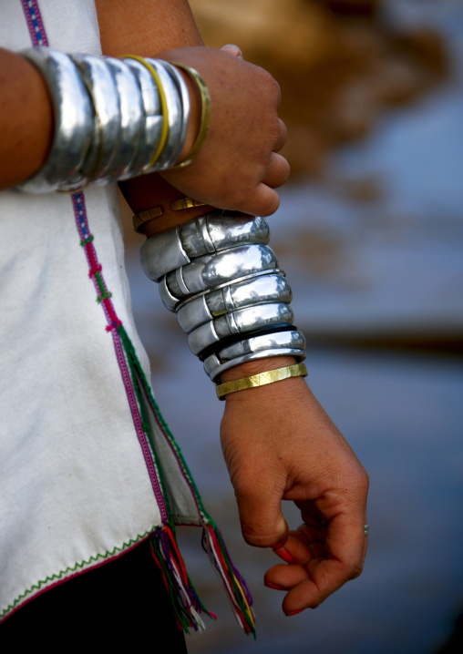 Long Neck Woman Bracelet, Inle Lake, Myanmar