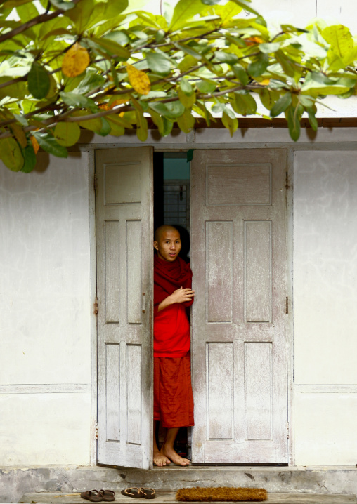 Buddhist Monk In Amarapura, Myanmar