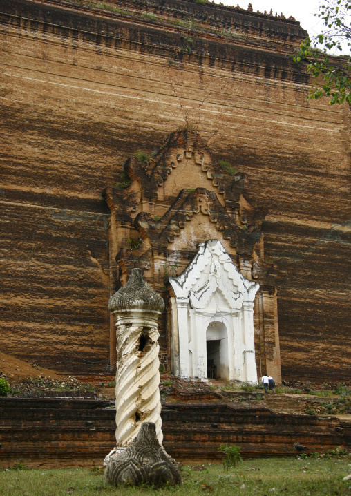 Mingun Paya Brick Pagoda Near Mandalay, Myanmar