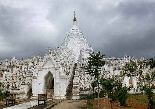 Facade Of Hsinbyume Pagoda, Mingun, Myanmar
