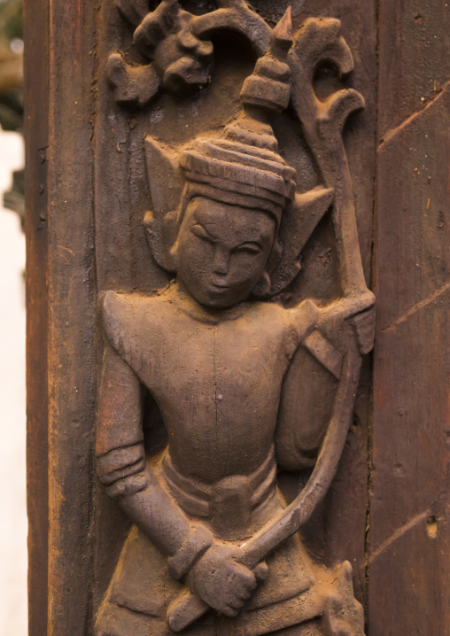 Statues In Nat Taung Kyaung Monastery, Bagan, Myanmar