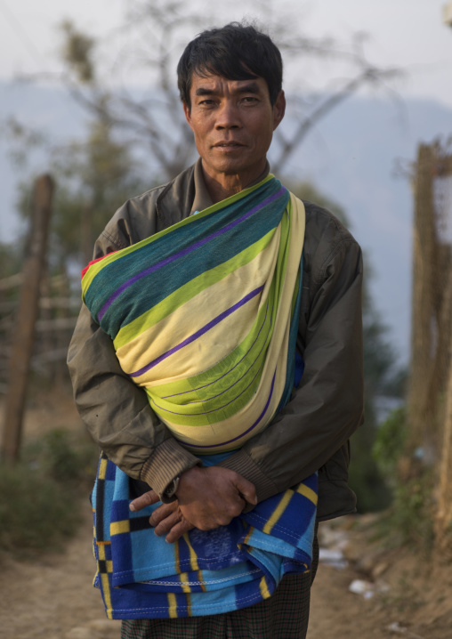 Father Holding His Baby, Mindat, Myanmar
