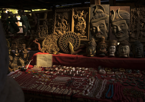 Market In Shwe Inn Thein Paya Temple Alley, Inle Lake, Myanmar