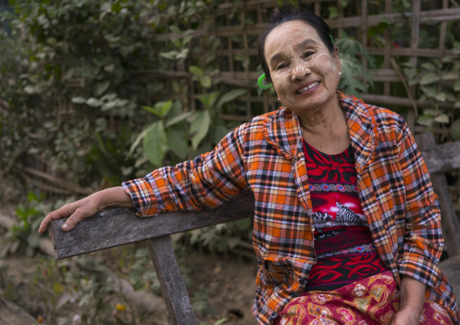 Elderly Woman Smiling, Thandwe, Myanmar