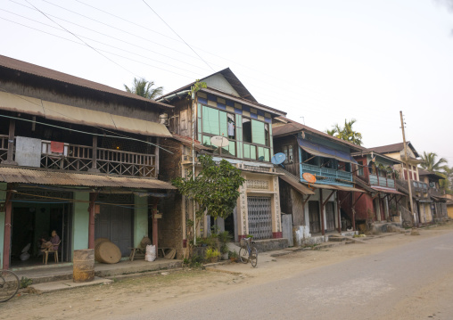 Empty Street, Thandwe, Myanmar