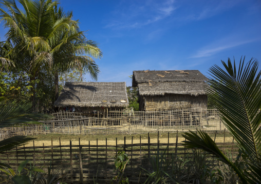 Farmer House And Yard, Mrauk U, Myanmar