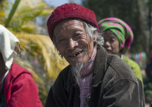 Old Chin Man With A Beard, Mindat, Myanmar