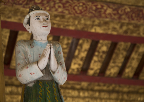 Statue In Shwe Zigon Paya Golden Temple, Bagab, Myanmar