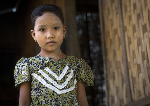 Rohingya Little Girl, Thandwe, Myanmar