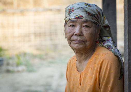 Rohingya Old Woman, Thandwe, Myanmar