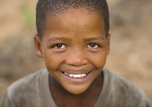 Bushman Child Boy, Tsumkwe, Namibia