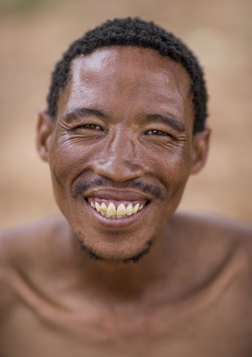 Smiling Bushman, Tsumkwe, Namibia