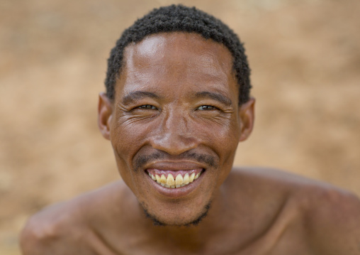 Smiling Bushman, Tsumkwe, Namibia