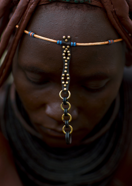 Himba Woman Ornaments, Epupa, Namibia