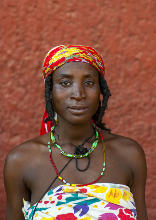 Mundimba Refugee Woman Of The Angolan Civil War, Opuwo, Namibia