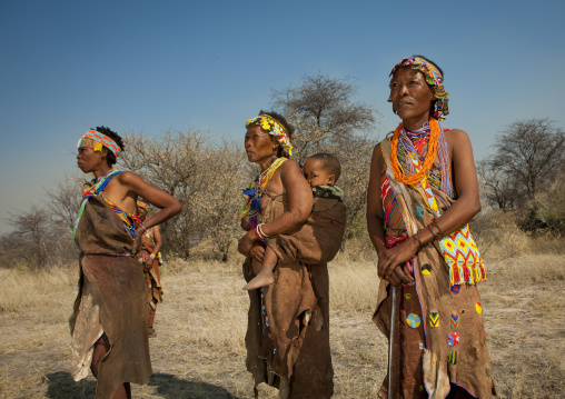 Women From The San Tribe, Namibia