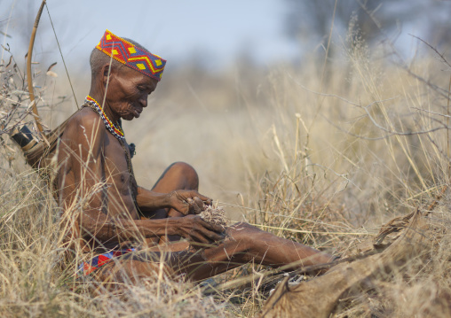 Old Bushman Hunter, Tsumkwe, Namibia