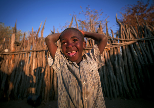 Ovambo Boy Smiling, Ruacana Area, Namibia