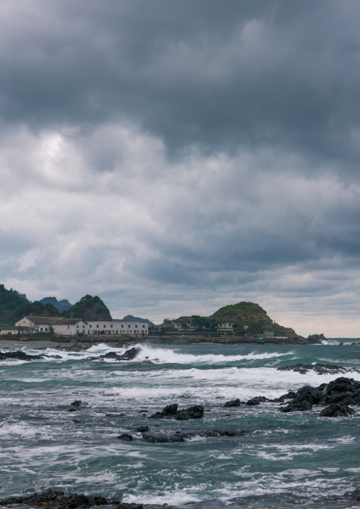 Storm on the coastline, North Hamgyong Province, Jung Pyong Ri, North Korea