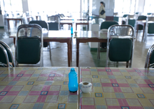 Empty canteen in Songdowon international children's camp, Kangwon Province, Wonsan, North Korea