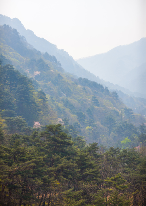 Landscape near the international friendship exhibition, Hyangsan county, Mount Myohyang, North Korea