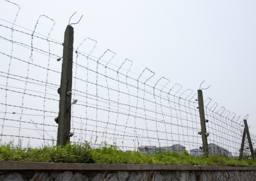 Fence along the Demilitarized Zone, North Hwanghae Province, Panmunjom, North Korea