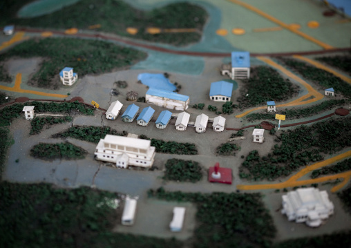 Demilitarized Zone mock-up model, North Hwanghae Province, Panmunjom, North Korea
