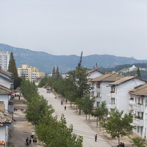 Residential buildings, North Hwanghae Province, Kaesong, North Korea