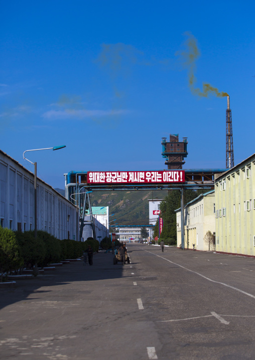 The Hungnam nitrogen fertilizer plant, South Hamgyong Province, Hamhung, North Korea