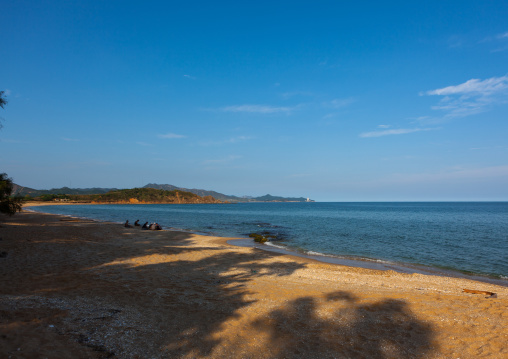 Majon beachfront holiday cottages beach, South Hamgyong Province, Hamhung, North Korea