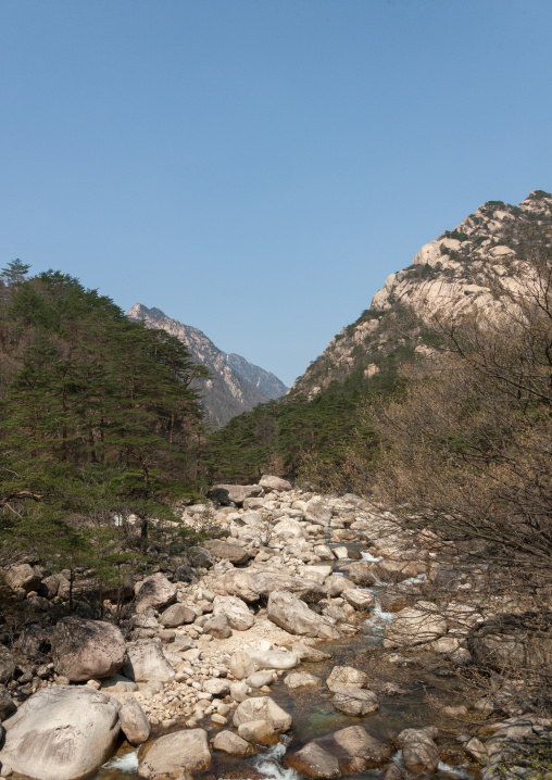 Rocks in singye stream, Kangwon-do, Mount Kumgang, North Korea